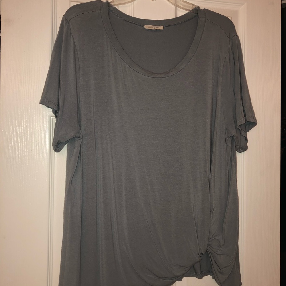 French Pastry Light Teal 1X shirt
